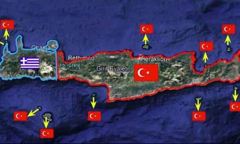  TR Haber-Ακραία τουρκική πρόκληση: Τα 3/4 της Κρήτης μας ανήκουν!