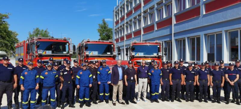  Ο Στυλιανίδης καλωσόρισε τους Ρουμάνους πυροσβέστες: ”Ήρθατε σε ένα δύσκολο καλοκαίρι… “