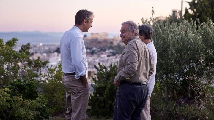  Τον γγ του ΟΗΕ που επισκέπτεται την Ελλάδα καλωσόρισε ο Μητσοτάκης