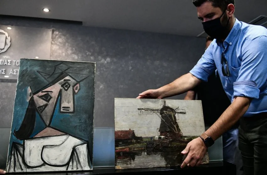  Αποφυλακίζεται με ηλεκτρονικό βραχιολάκι, ο ”Φαντομάς” που είχε κλέψει τον πίνακα του Πικάσο, από  την Εθνική Βιβλιοθήκη