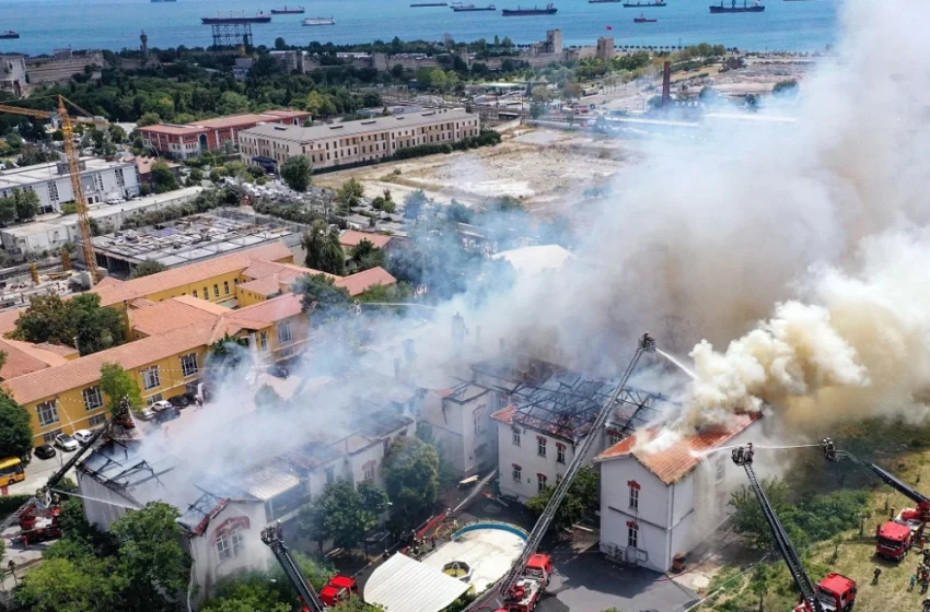  Φωτιά στο ελληνικό νοσοκομείο της Κωνσταντινούπολης – “Ευτυχώς σώσαμε τους ανθρώπους”