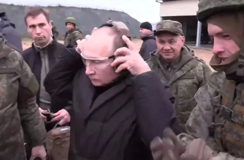  Ο Πούτιν στα όπλα: Βρέθηκε σε κέντρο εκπαίδευσης και πυροβόλησε με sniper (vid)
