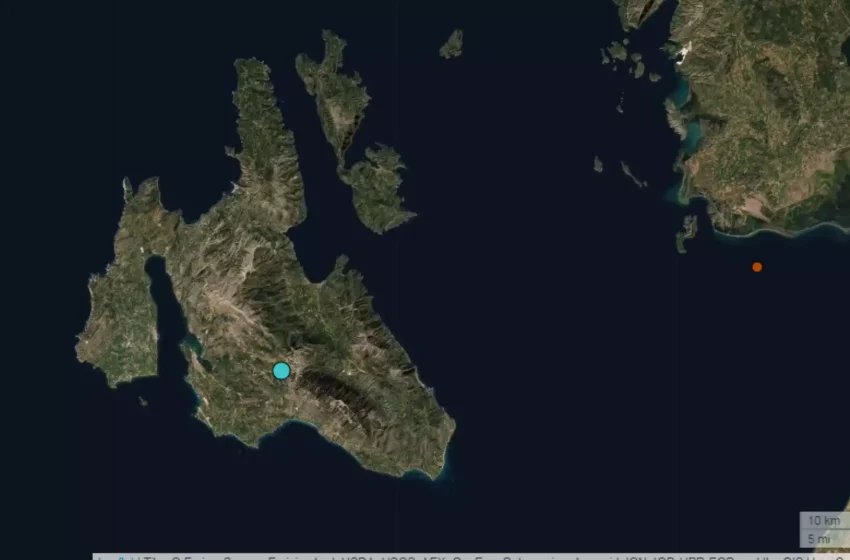  Σεισμός 3,5 Ρίχτερ στην Κεφαλονιά κοντά στο Αργοστόλι