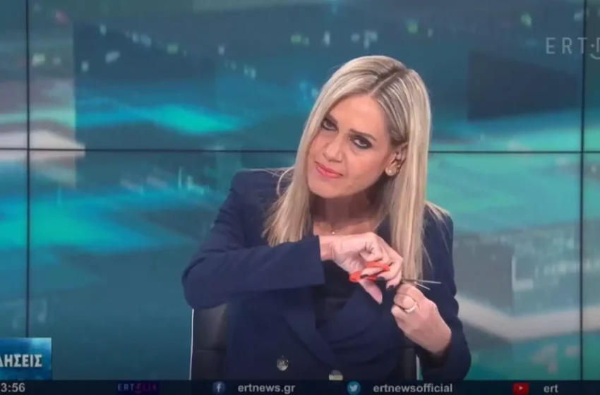  Έκοψε τα μαλλιά της on air παρουσιάστρια της ΕΡΤ 3 – Για συμπαράσταση στις Ιρανές γυναίκες (vid)