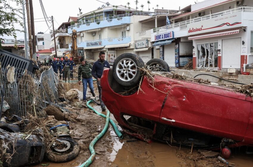  Κρήτη: Τα μέτρα στήριξης για τους πλημμυροπαθείς – Ανακοινώσεις της κυβέρνησης