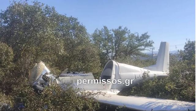  Νεκρός ο 79χρονος πιλότος του αεροπλάνου που έπεσε δίπλα στην Εθνική Αθηνών – Λαμίας