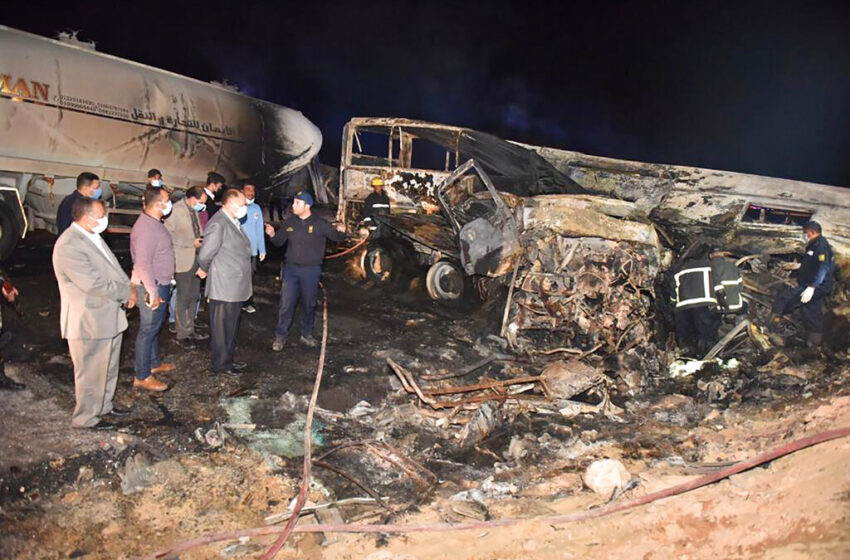  Αίγυπτος: Δώδεκα άνθρωποι σκοτώθηκαν σε δυστύχημα με λεωφορείο