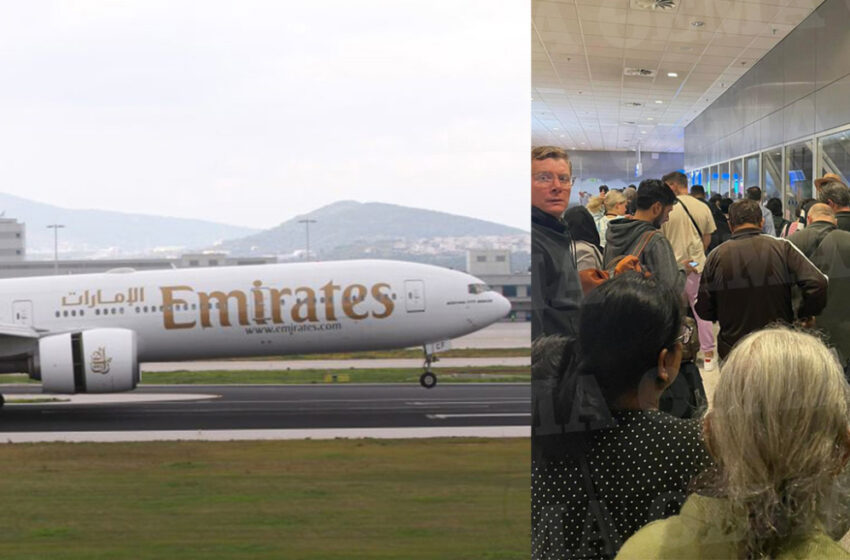  Πτήση Emirates: Πλάνα μέσα από το αεροσκάφος – Αναστατωμένοι οι επιβάτες (vid)