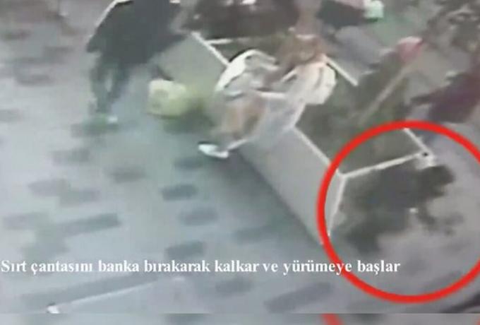  Νέο βίντεο: Η βομβίστρια περιμένει πριν αιματοκυλίσει την Κωνσταντινούπολη