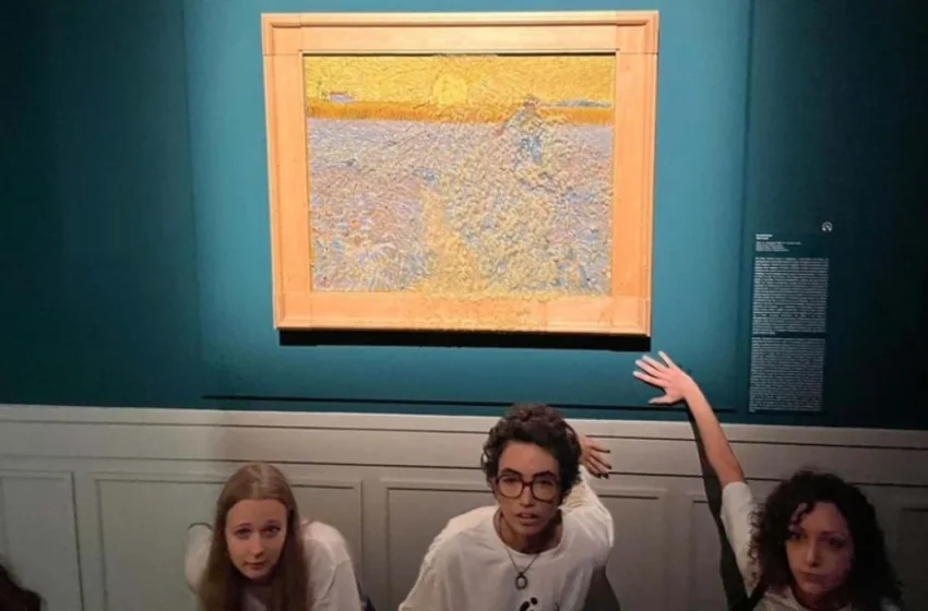  Βανδαλισμός σε πίνακα του Βαν Γκογκ  – Ακτιβίστριες του έριξαν σούπα (vid)