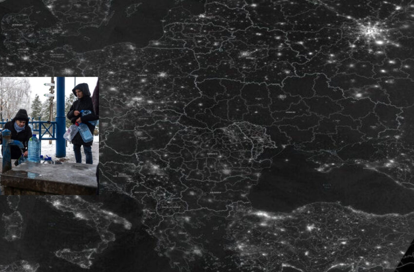  Η Ρωσία βύθισε στο σκοτάδι την Ουκρανία – Συγκλονιστικές δορυφορικές εικόνες