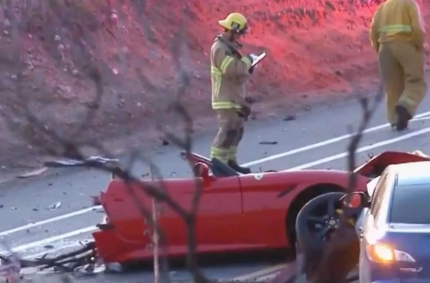  Τρομακτικό τροχαίο στη Καλιφόρνια: Ferrari κόπηκε στη μέση – Νεκρός ο οδηγός