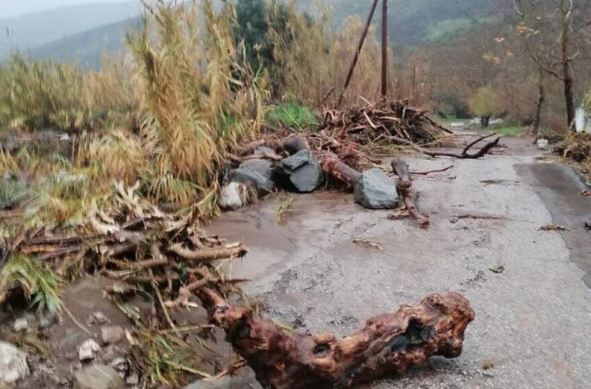  Μεσσηνία: Πλημμύρισαν δρόμοι και καταστήματα από την έντονη κακοκαιρία (εικόνες)