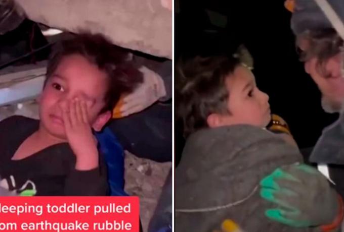  Τουρκία: Διασώστες βρήκαν αγοράκι να κοιμάται κάτω από τα συντρίμμια