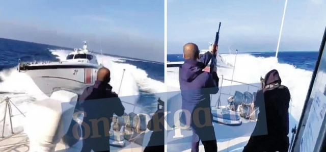 Επεισόδιο στο Αιγαίο: Επικίνδυνοι ελιγμοί από τουρκικό σκάφος και πυροβολισμοί από το Λιμενικό (εικόνες, vid)