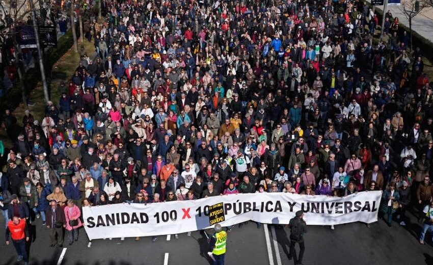  Μαδρίτη: Τεράστια διαδήλωση υγειονομικών κατά της τοπικής συντηρητικής κυβέρνησης- “Διαλύει το δημόσιο σύστημα υγείας και ευνοεί τους ιδιώτες”