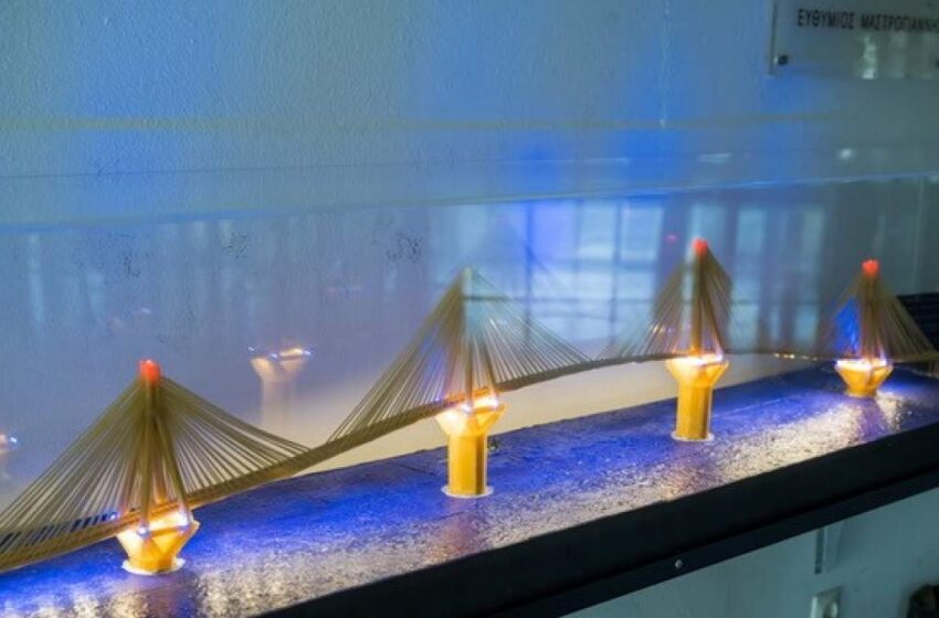  Φοιτητές έφτιαξαν μικρογραφία της γέφυρας Ρίου-Αντιρρίου από μακαρόνια