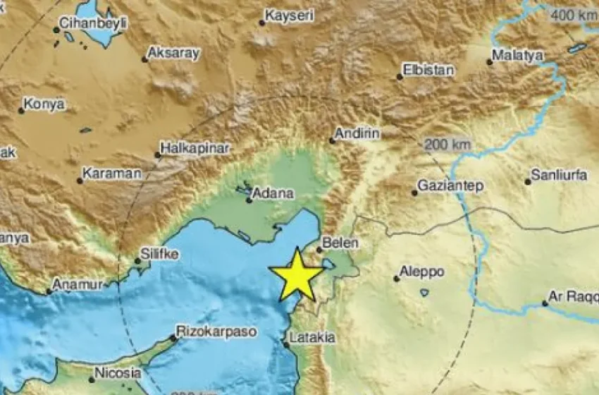  Νέος ισχυρός σεισμός 6,4 Ρίχτερ στα σύνορα Τουρκίας-Συρίας