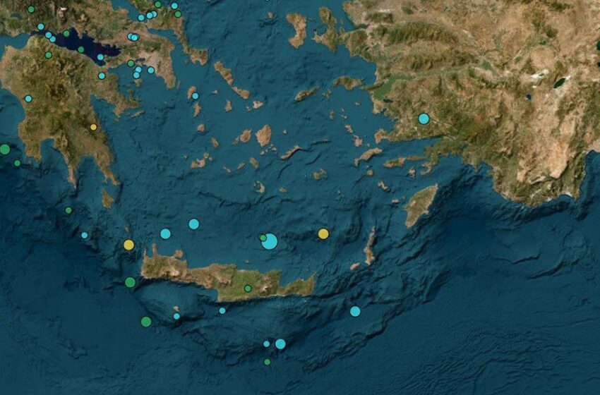  Βόρεια Κρήτη: Σεισμός 4,8 Ρίχτερ