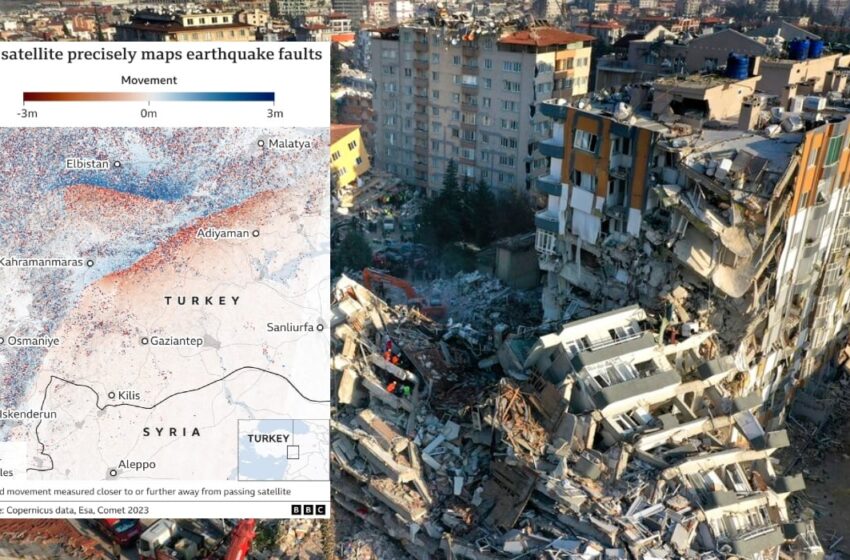  Τουρκία: Το τεράστιο μέγεθος της καταστροφής από δορυφορικές εικόνες