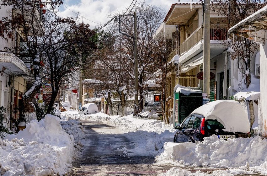  Αττική: Ποιοι δρόμοι είναι κλειστοί λόγω της χιονόπτωσης