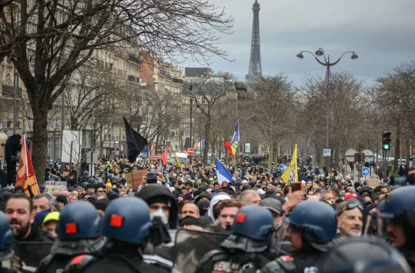  Γαλλία: Συνεχίζονται οι διαδηλώσεις κατά της συνταξιοδοτικής μεταρρύθμισης – Δυσλειτουργία στον δημόσιο τομέα