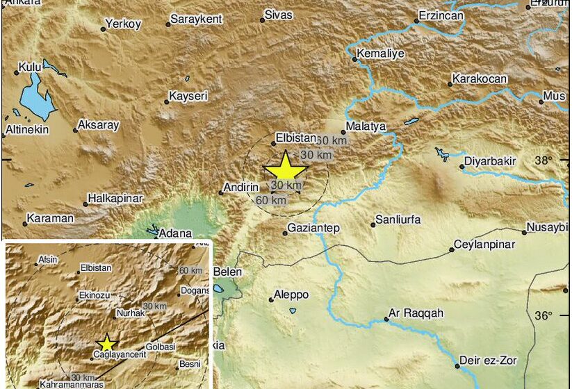  Νέος ισχυρός σεισμός 4,8 Ρίχτερ στη Τουρκία