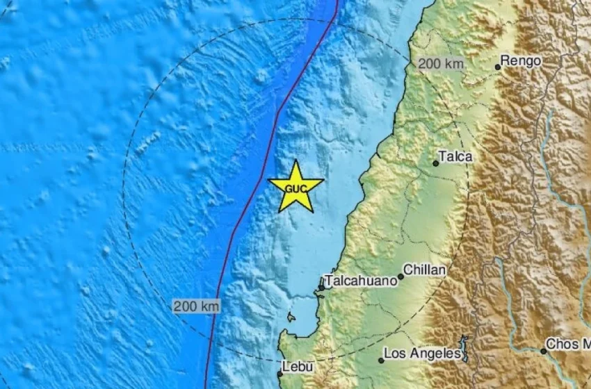  Σεισμός 6,3 Ρίχτερ στη Χιλή