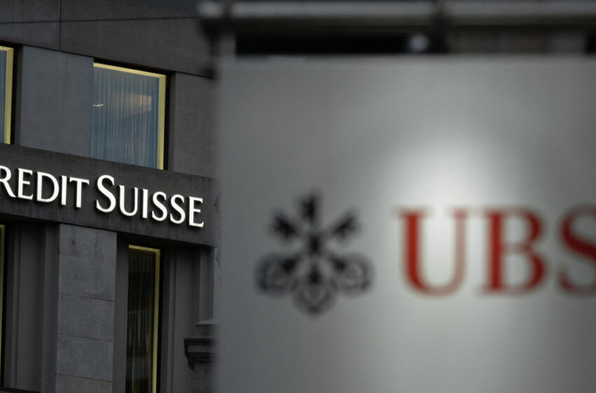  Εξαγορά Credit Suisse από την UBS AG – Πυρετός συσκέψεων για να κλείσει το deal πριν ανοίξουν οι αγορές τη Δευτέρα