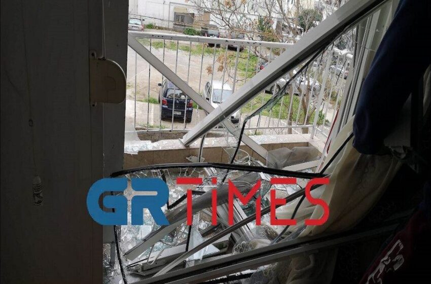  Θεσσαλονίκη: Βομβαρδισμένο τοπίο και εικόνες διάλυσης στο διαμέρισμα που εξερράγη φιάλη υγραερίου