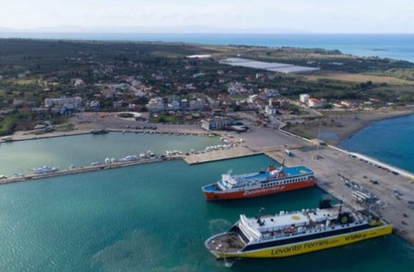  Σύγκρουση πλοίων στο λιμάνι της Κυλλήνης
