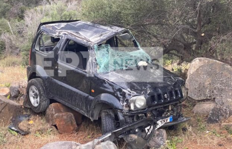  Κρήτη: Από θαύμα σώθηκε οδηγός αυτοκινήτου που έπεσε σε γκρεμό 50 μέτρων