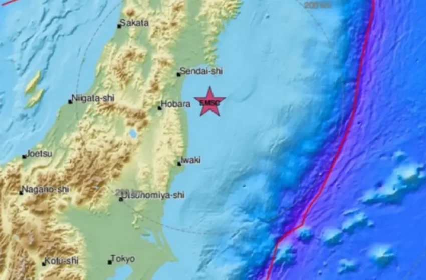  Σεισμός 5,7 Ρίχτερ στην Ιαπωνία