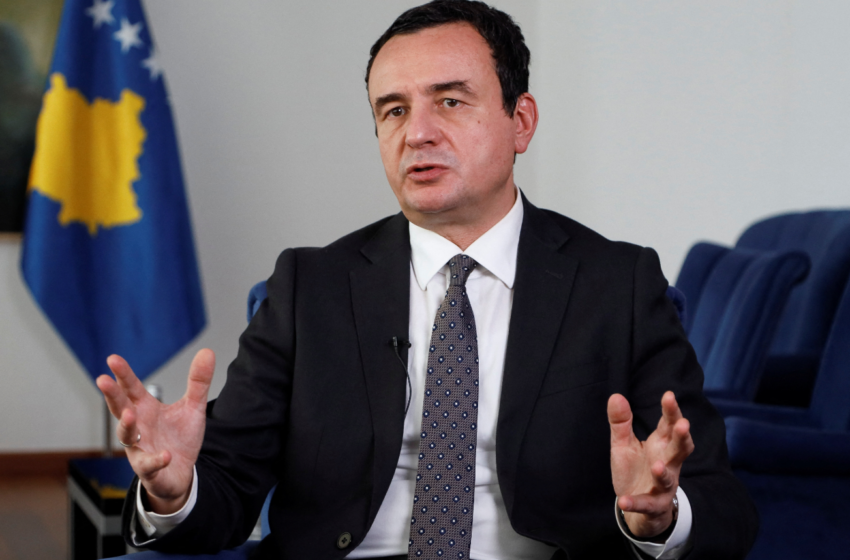  Πρωθυπουργός Κοσόβου: Παρουσίασε σχέδιο εκτόνωσης των εντάσεων με τους Σέρβους