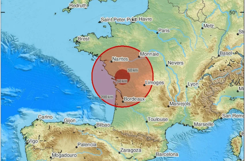  Ισχυρός σεισμός 4,9 Ρίχτερ στη Γαλλία: “Ασυνήθιστος για την περιοχή”, είπε ο Παπαδόπουλος
