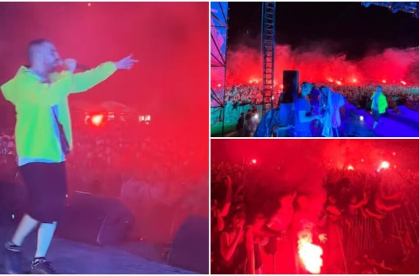  Συναυλία ΛΕΞ: Χιλιάδες κόσμου στην Πάτρα υπό βροχή έκαναν την νύχτα μέρα (vid)