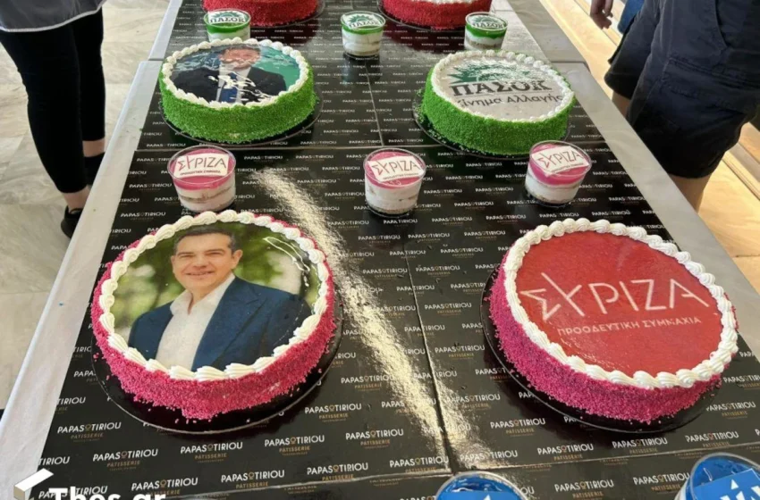  Εκλογές 2023: Ξεπούλησαν οι τούρτες με τους πολιτικούς αρχηγούς