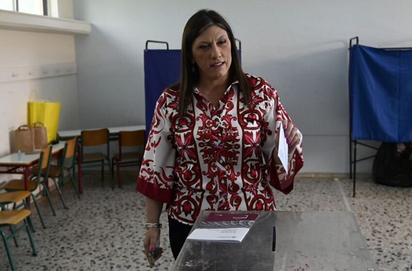  Κωνσταντοπούλου: ”Είναι η ευκαιρία μας, είναι η στιγμή μας” – Ψήφισε στου Γκύζη η πρόεδρος της Πλεύσης Ελευθερίας