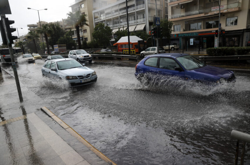  Θεσσαλονίκη: Ισχυρή βροχόπτωση – Δεκάδες κλήσεις για απάντληση υδάτων