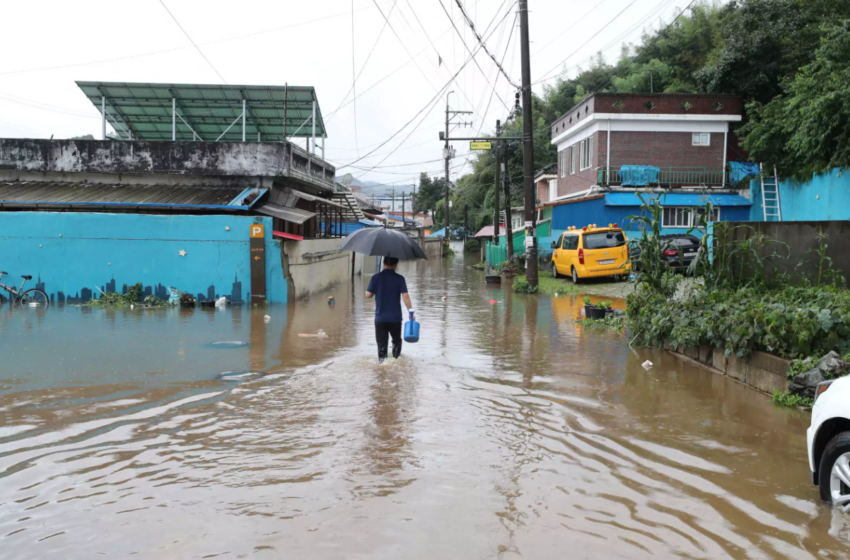  Νότια Κορέα: Έφτασαν τους 35 οι νεκροί από τις πλημμύρες