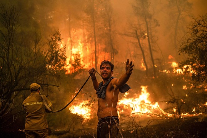  Ρόδος: Την εκκένωση των χωριών Λάρδο,  Πυλώνα και Ασκληπιειού αποφάσισε η Πολιτική Προστασία