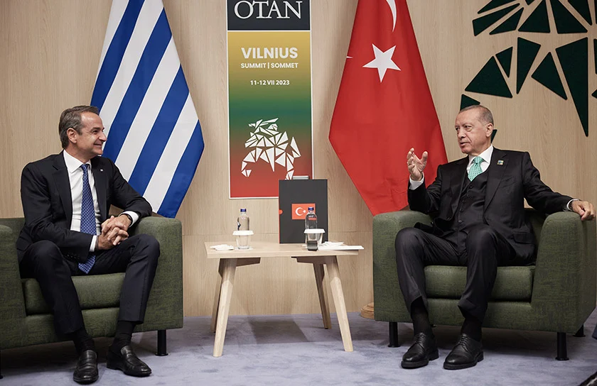  Anadolu/Ερντογάν: Βάζει ξανά θέμα αποστρατιωτικοποίησης των νησιών- Ισχυρίστηκε πώς συζήτησε το θέμα στο Βίλνιους με τον Έλληνα πρωθυπουργό- Διαψεύδουν διπλωματικές πηγές