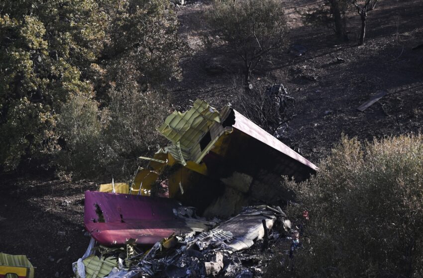  Τα τελευταία λόγια των πιλότων λίγο πριν από τη συντριβή του Canadair 