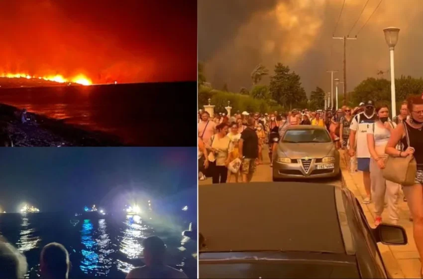  “Ήταν σαν το τέλος του κόσμου”- Εικόνες από τις φωτιές στη Ρόδο κάνουν τον γύρο του κόσμου