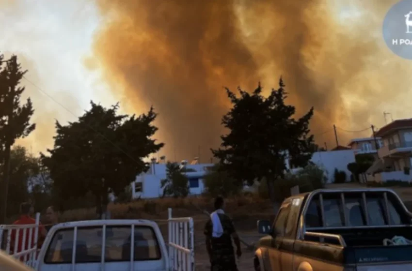  Δραματική η κατάσταση σε Ρόδο και Κέρκυρα: Κάηκαν σπίτια σε Γεννάδι, Μαλώνα και Λούτσες – Η τελευταία ενημέρωση της πυροσβεστικής (vid)