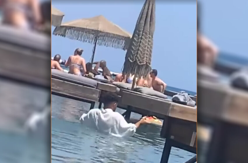  Ρόδος: “Το νερό έφτασε στο στήθος του γιατί είναι κοντός” λέει ο ιδιοκτήτης του beach bar
