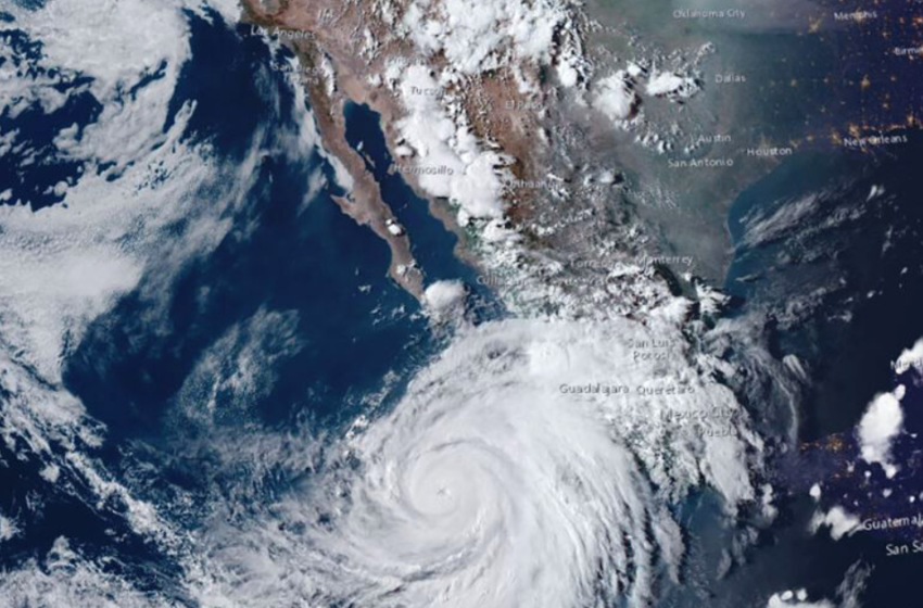  ΗΠΑ: Πλησιάζει την Καλιφόρνια ο τυφώνας “Χίλαρι” – Φέρνει βροχή ενός έτους σε λίγες ώρες