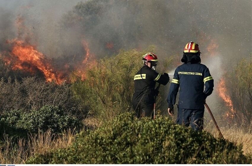  Φωτιά στην περιοχή Κορώνα Κιλκίς – Επιχειρούν επίγειες και εναέριες δυνάμεις