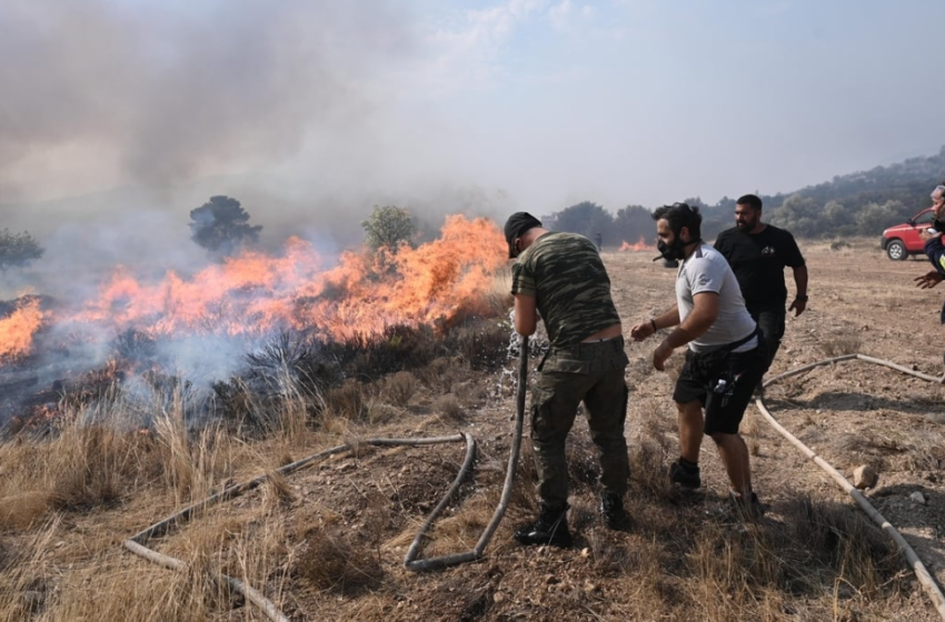 ΓΕΕΘΑ: Το στρατόπεδο “Λοχαγού Καποτά” στις Αχαρνές δεν κινδύνευσε από τη φωτιά