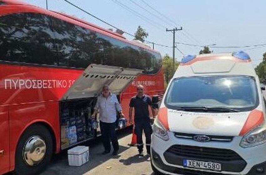  Ασθενοφόρο με διασώστη και ιατρικό προσωπικό από τον ΙΣΑ στην Πάρνηθα